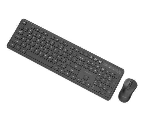 KEYBOARD +MOUSE WRL ENG/BK KBS-WPS-01 GEMBIRD