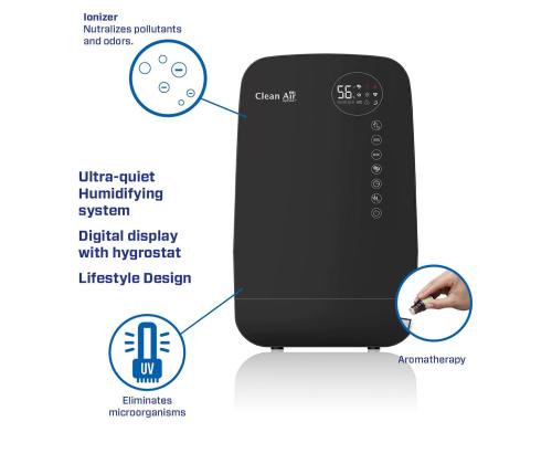 HUMIDIFIER WITH IONIZER/CA-607B CLEAN AIR OPTIMA