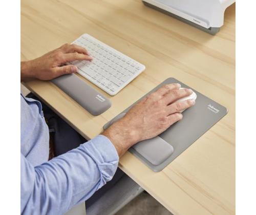 KEYBOARD ACC WRIST RESTS/COMPACT GRY 100142571 FELLOWES