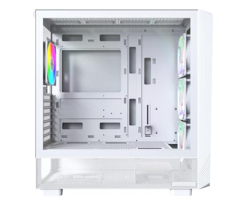 Case MONTECH X5 MidiTower Case product features Transparent panel Not included Colour White X5(W)