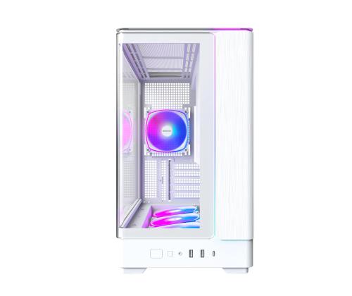 Case MONTECH micro ATX/Mini-ITX White Midi Tower PC KING 15 PRO KING15PRO(W)