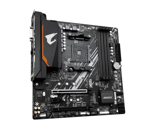 Mainboard GIGABYTE AMD B550 Socket AM4 micro ATX RAM DDR4-SDRAM 4xSlots Wi-Fi Yes Bluetooth Yes…