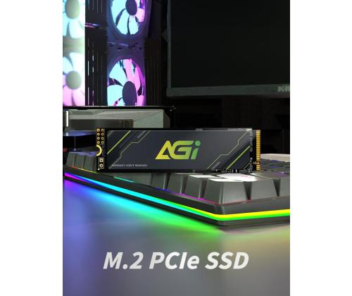 SSD AGI 600xTBW rating MTBF 1600000 h Read speed 4700 MB/s Write speed 2800 MB/s NVMe Yes PCI…