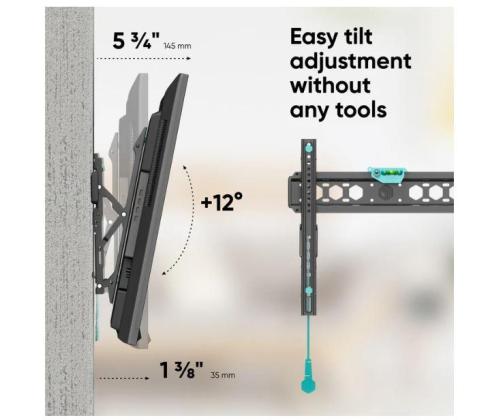 TV SET ACC WALL MOUNT /32-70"/BLACK TM5-B ONKRON