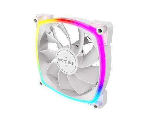 CASE FAN 120MM/RX120 PWM WHITE MONTECH