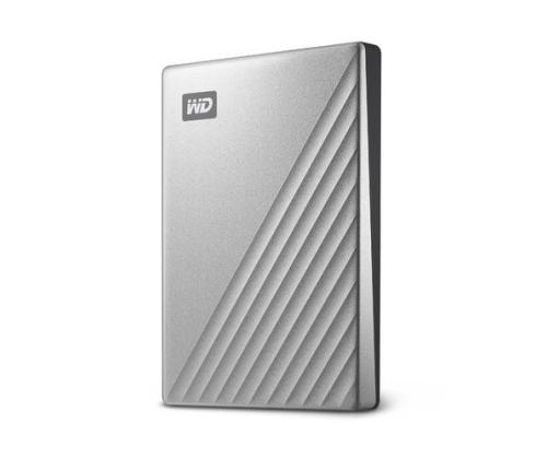 External HDD WESTERN DIGITAL My Passport Ultra 2TB USB 3.0 USB-C Colour Silver WDBC3C0020BSL-WESN