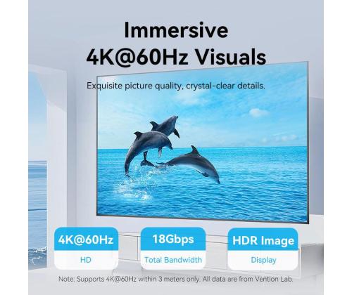 CABLE HDMI 15M/BLACK AACBN VENTION