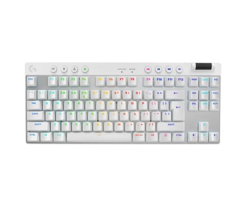 KEYBOARD WRL PRO X TKL/WHITE 920-012148 LOGITECH