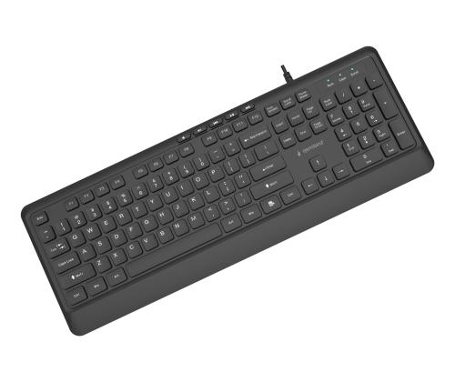 KEYBOARD MULTIMEDIA USB ENG/BLACK KB-MCH-05 GEMBIRD