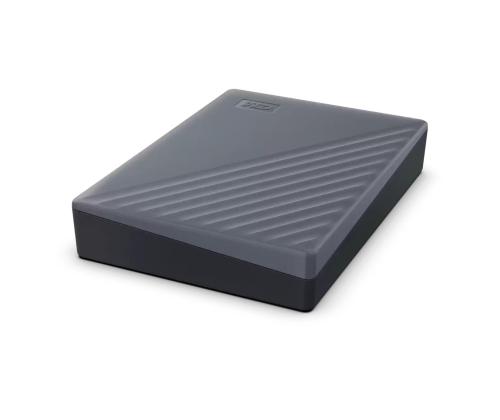External HDD WESTERN DIGITAL My Passport WDBY3J0060BGY-WESN 6TB USB-C Colour Grey WDBY3J0060BGY-WESN