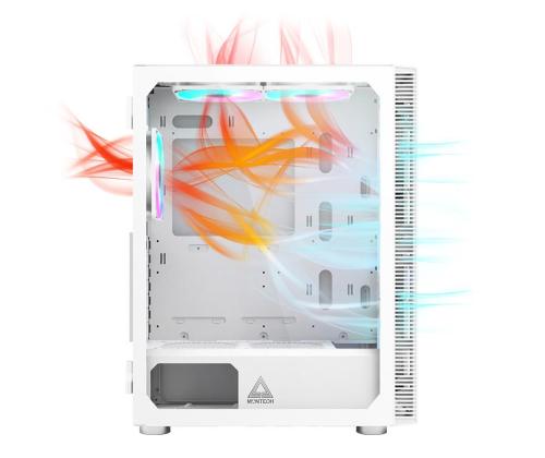 Case MONTECH X3 Glass MidiTower Case product features Transparent panel Not included ATX MicroATX…