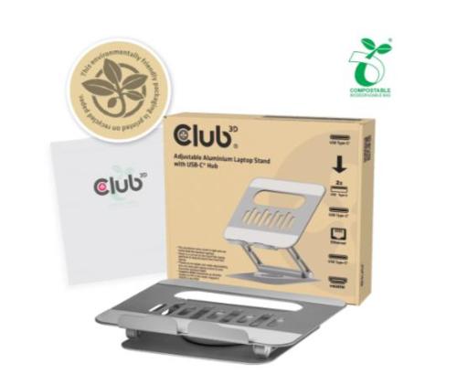 NB ACC STAND ALUMINIUM USB-C/CSV-2554 CLUB3D