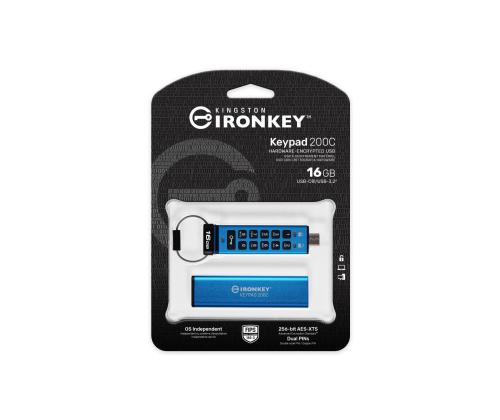 MEMORY DRIVE FLASH USB-C/16GB IKKP200C/16GB KINGSTON