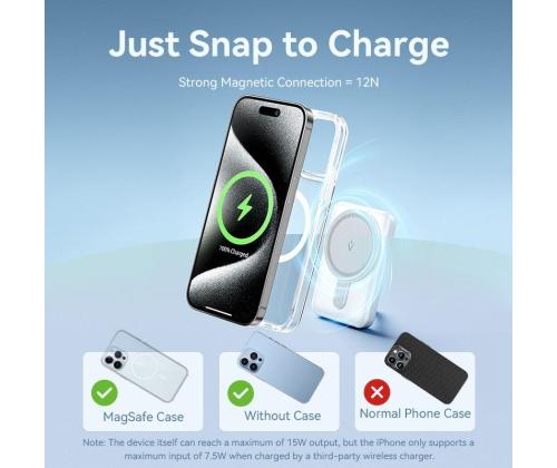 POWER BANK WRL 5000MAH 20W/MAGNETIC BLACK FHSB0 VENTION