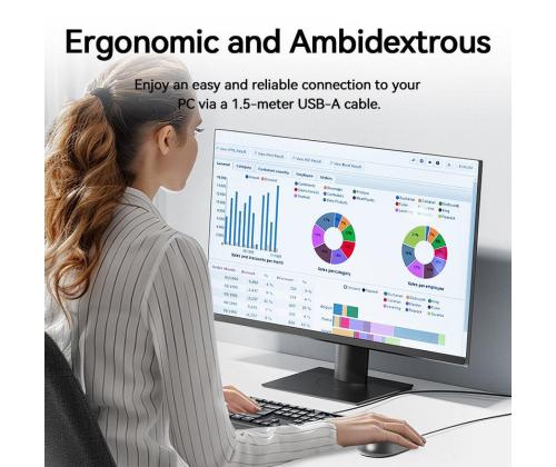 MOUSE USB OPTICAL BLACK/KTABG VENTION