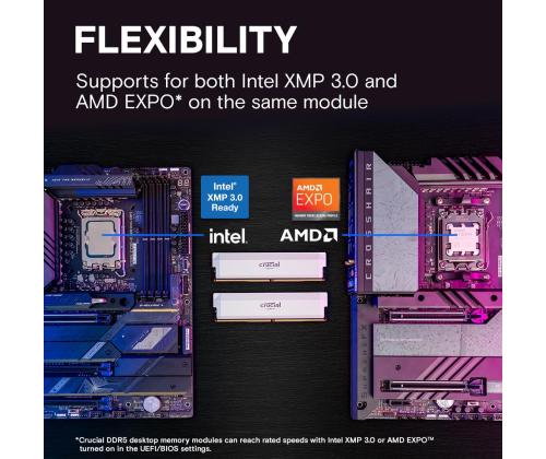 MEMORY DIMM PRO 32GB DDR5-6000/KIT2 CP2K16G60C36U5W CRUCIAL