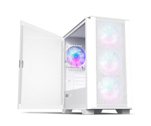 Case MONTECH AIR 100 ARGB MidiTower Not included MicroATX MiniITX Colour White AIR100ARGB(W)
