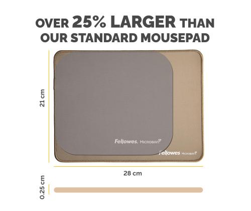 MOUSE PAD BREYTA XL/SAND 100139319 FELLOWES