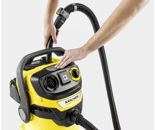 Vacuum Cleaner KARCHER Input power 1200 W Dust capacity 25 L Drum vacuum Cleaning type Dry&wet Dust…