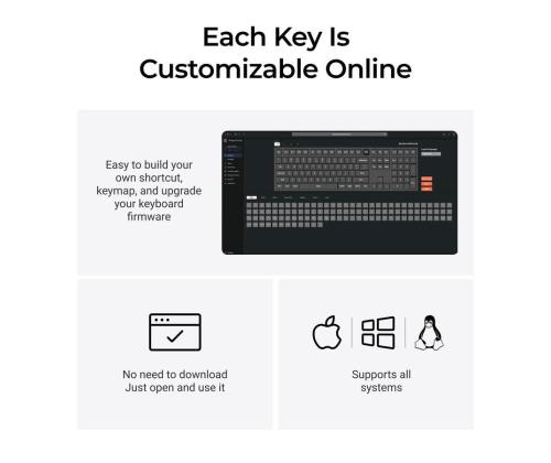 KEYBOARD WRL Q6 MAX RGB/SHELL WHITE Q6M-P4 KEYCHRON