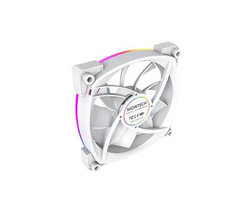 CASE FAN 120MM/AX120 PWM WHITE 3 IN 1 MONTECH