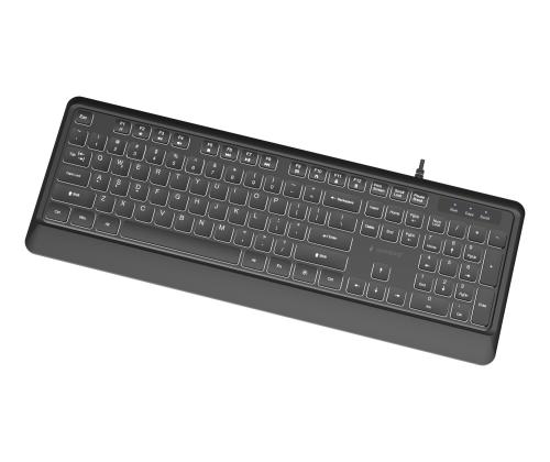 KEYBOARD MULTIMEDIA USB ENG/BLACK KB-UML-04 GEMBIRD