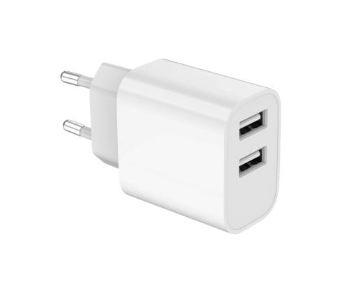 CHARGER USB UNIVERSAL WHITE/2P TA-UC-2A12-01 GEMBIRD