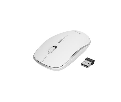 MOUSE USB OPTICAL WRL/WHITE MUSW-4B-01-W GEMBIRD