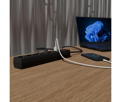 CABLE POWER EXTENSION 1.5M/5OUTL. SPG5-U2-5-02 GEMBIRD