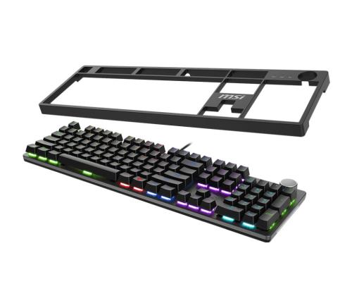 KEYBOARD GAMING BLACK US/FORGE GK310 RED MSI