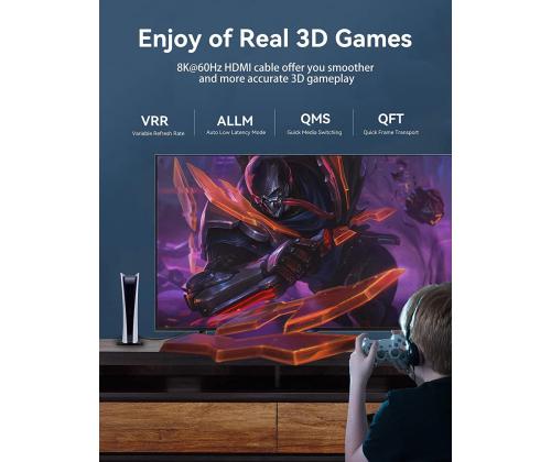 CABLE HDMI 8K/10M BLACK AANBL VENTION