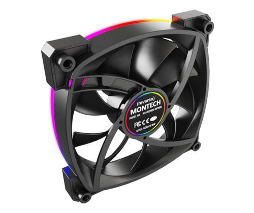 CASE FAN 120MM/RX120 PWM BLACK 3 IN 1 MONTECH