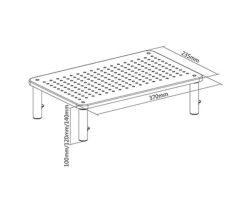 DISPLAY ACC ADJUSTABLE STAND/MS-TABLE-01 GEMBIRD
