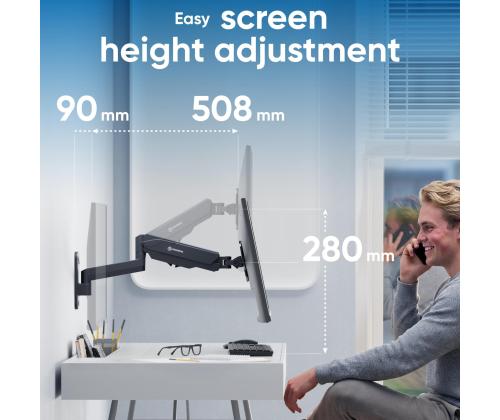 MONITOR ACC WALL MOUNT 13-34"/BLACK G150-B ONKRON