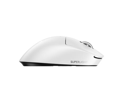 MOUSE USB WRL PRO X SUPERLIGHT/2DEX WHITE 910-007365 LOGITECH