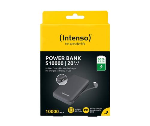 POWER BANK USB 10000MAH/GREY S10000 7333034 INTENSO