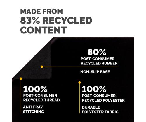 DESK MAT BREYTA/BLACK 100139320 FELLOWES