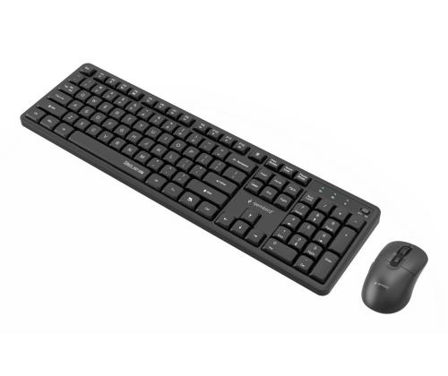 KEYBOARD +MOUSE WRL ENG/BLACK KBS-WMS-01 GEMBIRD