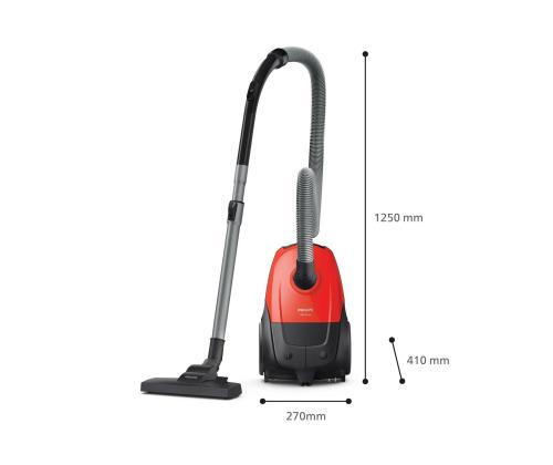 Vacuum Cleaner PHILIPS Input power 800 W Dust capacity 3 L Cylinder vacuum Cleaning type Dry Dust…