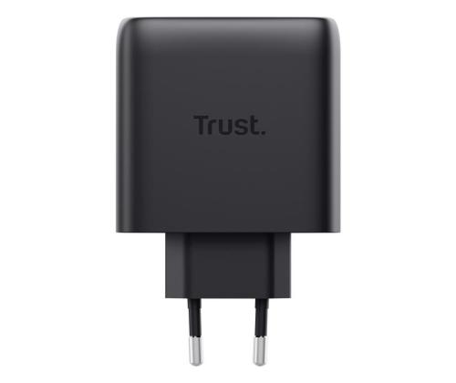 MOBILE CHARGER WALL MAXO 65W/4-PORT GAN BLACK 26067 TRUST