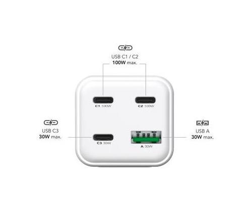 POWER ADAPTER USB 100W/GAN FAST MRMA124 MEDIARANGE