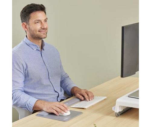 KEYBOARD ACC WRIST RESTS/COMPACT GRY 100142571 FELLOWES