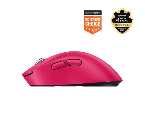 MOUSE USB WRL PRO X SUPERLIGHT/2DEX BLACK 910-007373 LOGITECH