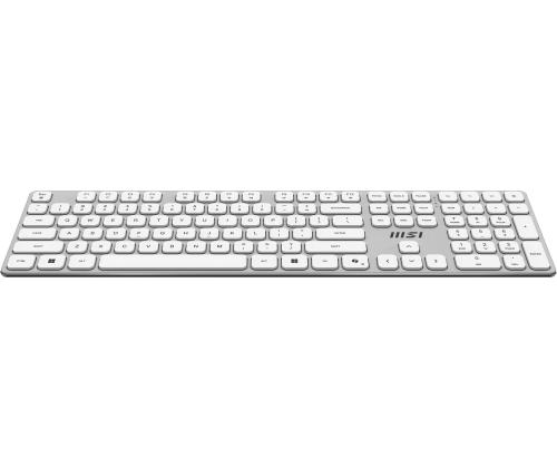 KEYBOARD +MOUSE/FORGE K210 W COMBO WHITE MSI