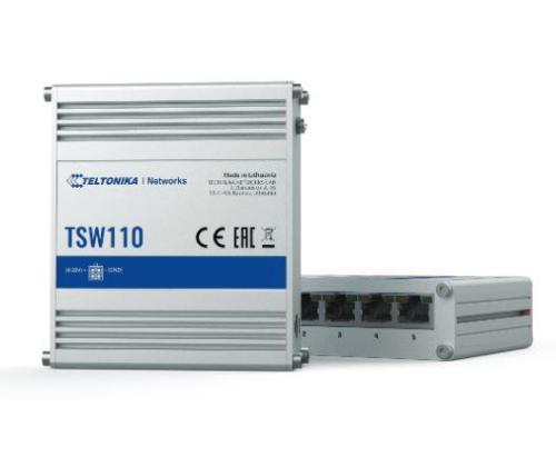 Switch TELTONIKA TSW110 Desktop/pedestal DIN Rail TSW110