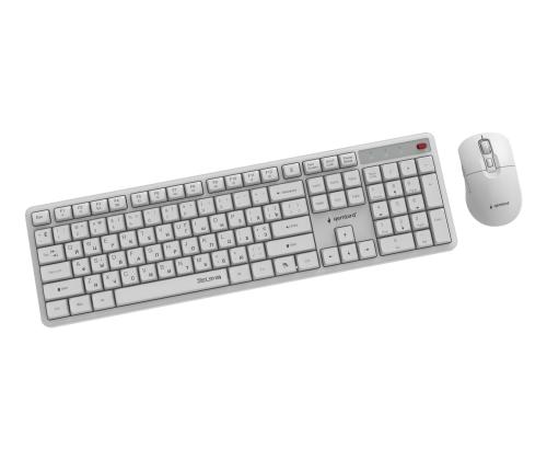 KEYBOARD +MOUSE WRL CYRILLIC/WHT KBS-WMS-01-W-CYRL GEMBIRD
