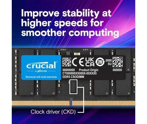 MEMORY DIMM PRO 32GB DDR5-6400/CT32G64C52CS5 CRUCIAL