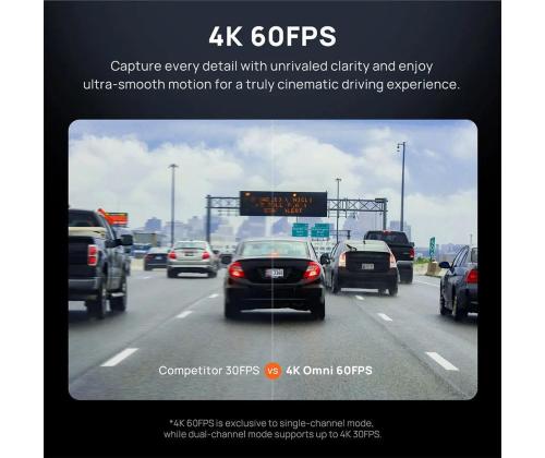 DASHCAM 4K OMNI/X800 BLACK 70MAI