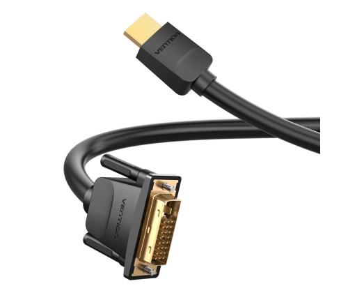 CABLE HDMI TO DVI 2M/BLACK ABFBH VENTION