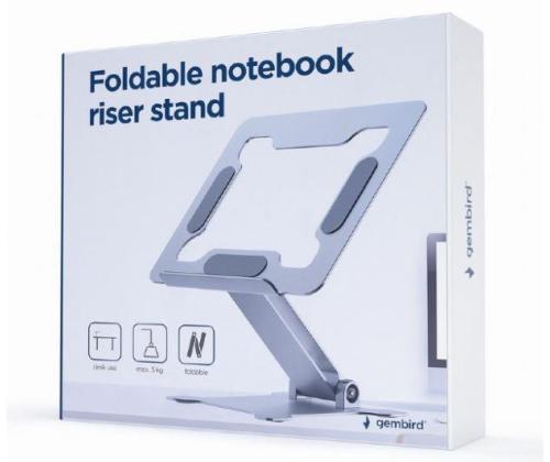 NB ACC RISER STAND FOLDABLE/SILVER NBS-D1-03 GEMBIRD